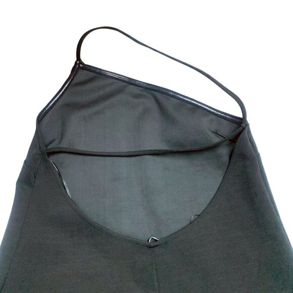 Zara Black Asymmetrical Spaghetti Strap Midi Dress‎ - Picture 5 of 9